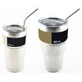 thumbnail image 7 of 4 Bend Stainless Steel Straws Extra LONG fits 30 oz & 20 oz Yeti Tumbler Rambler Cups - CocoStraw Brand Drinking Straw (4 Bend Straws), 7 of 7
