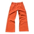 thumbnail image 4 of JIAYUE Men's Flared Jeans Vintage Casual Washed Solid Color Long Straight Leg Classic Denim Pants With Button Zipper Waist For Summer Loose Fit Daily Travel Street Outdoor Wear, 4 of 4