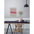 thumbnail image 4 of Marmont Hill Flamants Roses Canvas Wall Art, 4 of 7