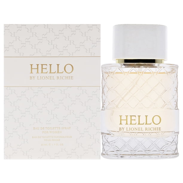 Lionel Richie Hello for Men, EDT para Mujer, Perfume para Mujer - 50 ml Lionel Richie Espray EDT 1.7 oz