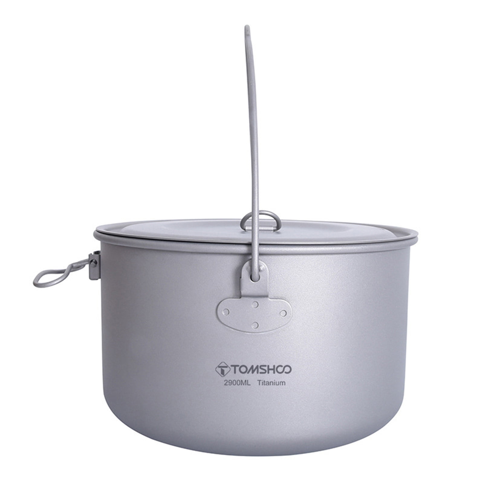 Dcenta Pure Titanium Camping Portable Hanging Pot Hanging Pot