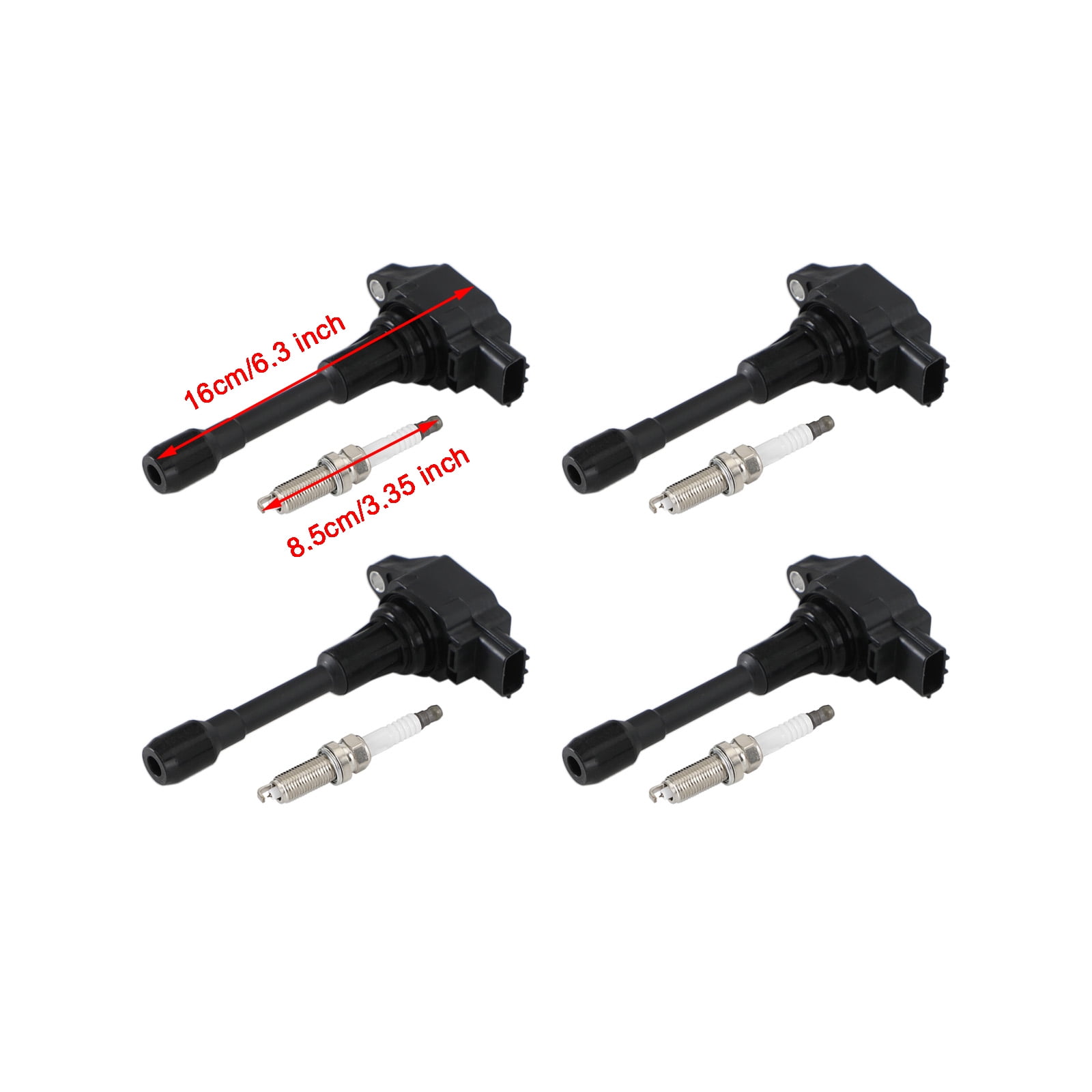4Pcs Ignition Coils Pack for Nissan Altima Sentra Rogue X-Trail Tiida 2.5L UF549