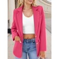 thumbnail image 3 of Weardear Women's Fall Business Casual Blazers Long Sleeve Notch Lapel Trendy Work Office Blazer Jackets Outerwear, 3 of 6