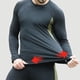 thumbnail image 3 of Guardurnaity Conjunto de ropa interior térmica para hombre y mujer, para correr, trotar, hacer ejercicio, hacer ejercicio, camisetas de manga larga, Ropa interior Negro XXL Guardurnaity AP013375-05, 3 of 6
