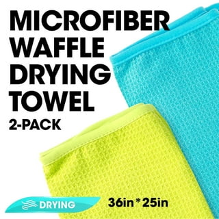 Chemical Guys Waffle Weave Gray Matter Microfiber Drying Towel - 36in –  Hobby Shop Garage
