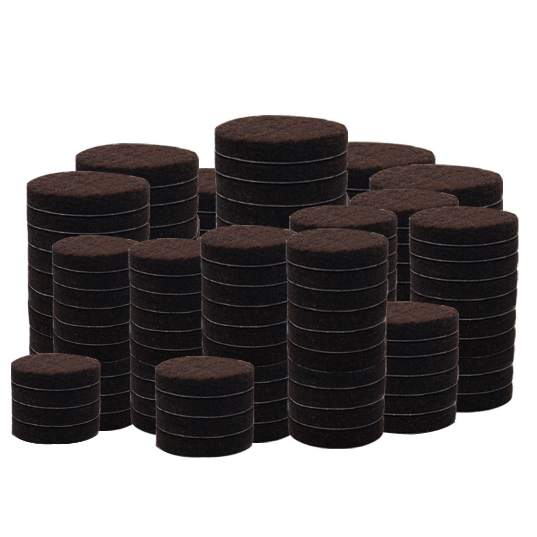 144pcs Felt Furniture Pads Round Floor Protector for Chair Table Legs