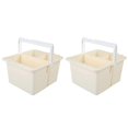 thumbnail image 1 of Brush 2Pcs Artist Brush Basin Plastic Brush Washer Mark Brush Basin Watercolor Paint Brush Washing Basin to Soak, Shape and Hold Washing Machine, 1 of 5