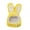 Yellow, variant on Lambswool Cat Cute Costume Plush Bunny Rabbit Hat for Party Bear Hat Pet Cap Dog Cat Headwear Pet Headband for Pet Decoration