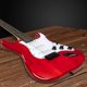 thumbnail image 5 of Guitarra eléctrica LyxPro de tamaño completo de 39 pulgadas con amplificador de 20 W, color rojo, 5 of 7