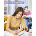 thumbnail image 3 of xianyou-Quick Dry Ink Colored Pens Set, 24 Colors Retractable Gel Pens, 0.7mm Fine Point Colorful Pens for Note Taking & Drawing, Colored Gel Pens with Comfort Grip for Office, School & Home, 3 of 4