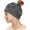 Black and White, variant on Knit Hat, Ponytail Beanie Cap Outdoor Winter Stretch Cable Bun Knit Hat