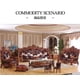 thumbnail image 3 of European Genuine Leather Solid Wood Sofa 124 Combination Living Room Luxury Villa Furniture Whole House Matching French Style My Lux Decor Round, 3 of 12