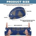 thumbnail image 7 of COEQINE Aztec Nurse Button Headband Wide Headbands for Girls Non Slip Youth Headbands for Sports Boys Football Nurse Headbands Thin Cute Medical Headbands, 7 of 7