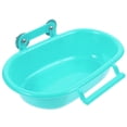 thumbnail image 2 of Plastic Parrot Bath Box Bird Cage Accessory Bathing Tub Bath for Parakeet Pet Birds, 2 of 7