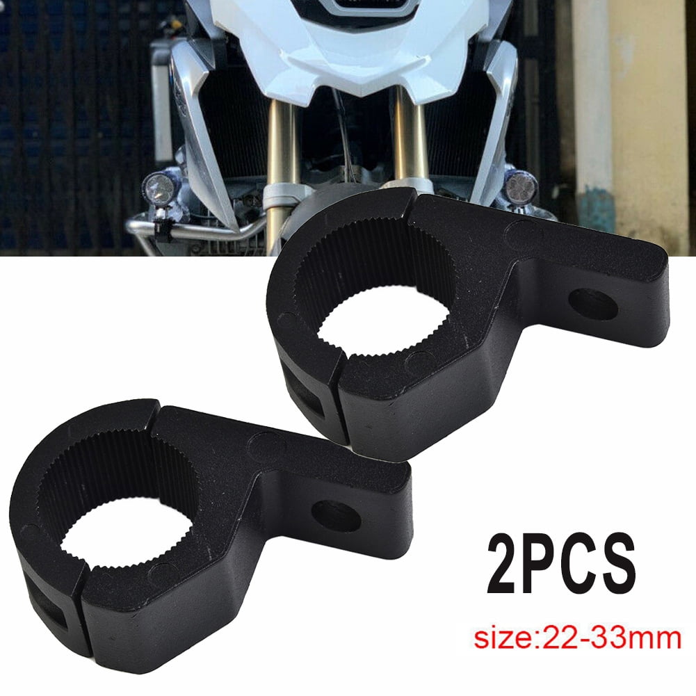 BESVEH 2 Pack Motorcycle CNC Headlight Spot Light Bracket Mount Fog