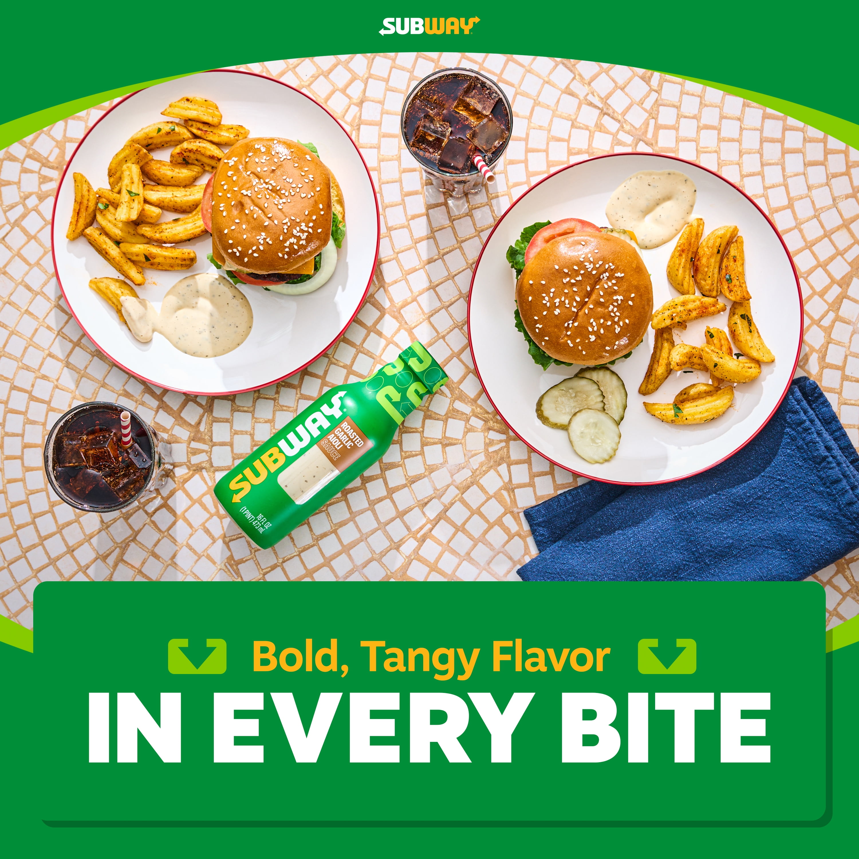 Subway Roasted Garlic Aioli Sauce, 16 fl. oz.