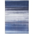 thumbnail image 2 of Nourison Launder Abstract Navy 7'10" x 9'10" Area Rug, Easy Cleaning, Non Shedding, Bed Room, Living Room, Dining Room, Kitchen (8x10), 2 of 7