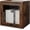 Antique Brown, variant on Magic DIY Cube Storage Organizer Stackable Cubes for Home Books Clothes Toy-Modular Cubby Storage System-Office Cubical-Bookcase Closet (Antique Brown, General Cube)