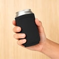 thumbnail image 2 of 12oz Standard Can Sleeves,Nylon Insulators Sleeve,Durable Standard Can Covers,Non-slip Cooler Beverages Holder Can Coolier Sleeves for Insulated Drinks and Cold Beverage(5.1x2.7")(Black), 2 of 9