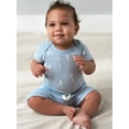 thumbnail image 3 of Modern Moments by Gerber Baby Boy Short Sleeve Onesies Bodysuits, 4-Pack, (Newborn-24 Months), 3 of 14