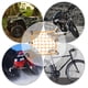 thumbnail image 4 of 2uds 40x40cm 49 Agujeros Motocicleta Equipaje Carga Rojo Naranja Unique Bargains, 4 of 6