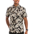 thumbnail image 1 of Men Hawaiian Shirt Vacation Short Sleeve Casual Button Down Shirts Summer Beach Shirt, 1 of 5