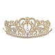 thumbnail image 1 of Accesorios para el cabello con tiara y corona, diademas para novia, boda, tiara para graduación Estilo F, 1 of 9