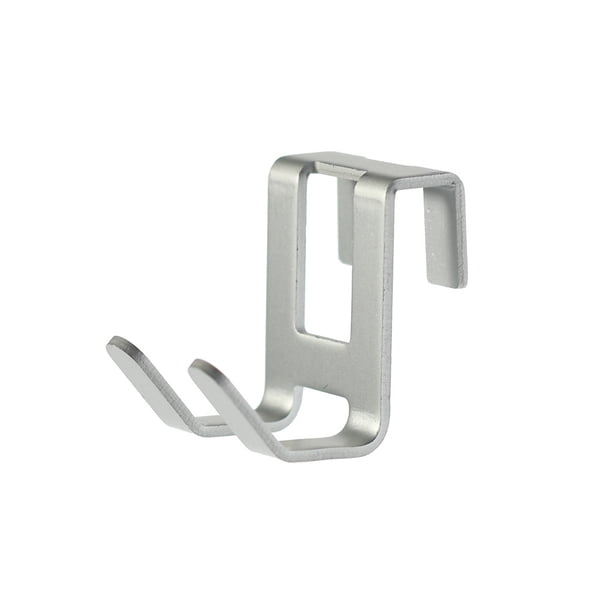 Toystoory Gancho de aluminio para baño, camisa, pantalones, bolso de hombro, colgador, sin pinchazos, sin clavos, detrás de las puertas, ropa, Almacenamiento y organización del hogar