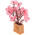 thumbnail image 5 of KAKOWELY Decoración de flores en miniatura resistente al desgaste, modelo de flor de escritorio, muñeca de resina, decoración de jarrón de flores, 5 of 5