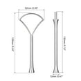 thumbnail image 2 of Unique Bargains 1 Set Cake Tray Stand Handle Plate Hardware Fitting, 3-Tiers Fan  Silver, 2 of 5