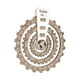 thumbnail image 1 of Calendario perpetuo de madera, decorativo, reutilizable, regalo festivo, coleccionable. Marrón claro, 1 of 9