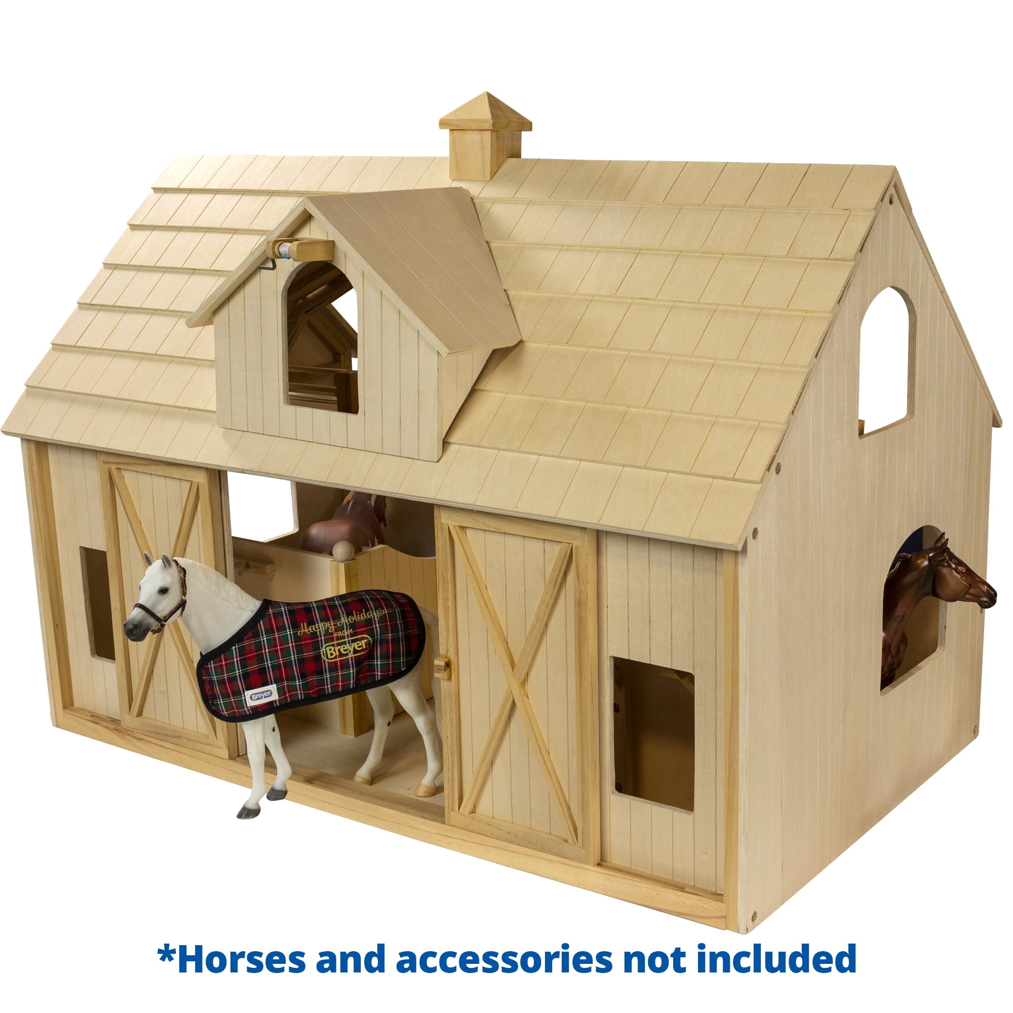 Breyer Traditional Deluxe Wood Horse Barn W Cupola Toy Model Walmartcom Walmartcom