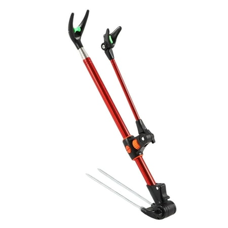 Adjustable Folding Fishing Rod Support Frame Telescopic Fishing Rod Bracket Double Purpose Bracket Fishing Rod Holder