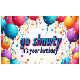 thumbnail image 3 of LUUFILx Birthday Backdrop Colorful Balloons Background Go Shawty Its Your Birthday Party Decorations Celebration Banner Photography Props Supplies, 3 of 8
