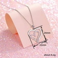 thumbnail image 3 of ICTPTOSL Mothers Day Gift for Women, I Love You Mom Necklace Sterling Silver Heart Mom Necklace Jewelry Gifts for Mom Wife, 3 of 5