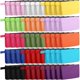 thumbnail image 1 of LMHF 60 Pieces Canvas Makeup Bags Bulk Cute Travel Cosmetic Bags Makeup Pouch Multipurpose Blank Small Toiletry Bag DIY with Zipper for Travel Women Teens,15 Colors(9.8 x 5 x 2 Inch), 1 of 5