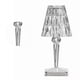thumbnail image 4 of Lámpara de mesa de cristal de diamante con carga USB, decorativa, táctil, que cambia de color, para dormitorio, recargable, 4 of 14