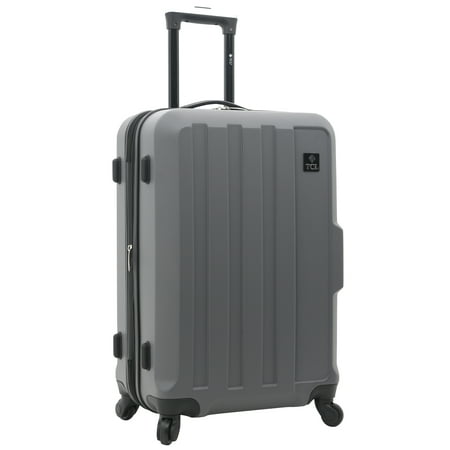 Travelers Club Albany 20" expandable hardside rolling carry-on w/ spinner wheels - Gray