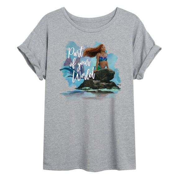 Disney - Part Of Your World - Juniors Ideal Flowy Muscle T-Shirt