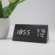 thumbnail image 2 of Wooden Alarm Clock, Smart LED Digital Clock for Bedroom/desks, Upgraded with Time Temperature, Adjustable Brightness and Voice, 2 of 5