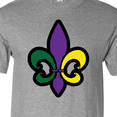 thumbnail image 4 of Inktastic Fleur De Lis Mardi Gras Holiday T-Shirt, 4 of 5