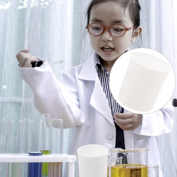 OHOIOLLA High Temperature Endurance Ptfe Laboratory Beaker White with Stable Base and Tapered Spout