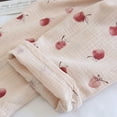 thumbnail image 6 of Municipal New100% Cotton Gauze Sleepwear Women's Cotton Long Pajamas Pants Women Loungewear Strawberry Print Autumn Loose Pants, 6 of 6