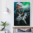 thumbnail image 5 of Poster Jalen Hurts American Football Player Art Canvas Art Poster and Wall Art Picture Print Modern Family bedroom Decor Posters 16x24inch(40x60cm), 5 of 6