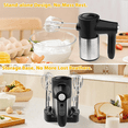 thumbnail image 3 of Cordless Hand Mixer,Digital Display 7 Speed Rechargeable Electric with 4 Stainless Steel Attachments,for Baking,Eggs, 3 of 5