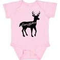 thumbnail image 3 of Inktastic Pennsylvania Black Deer Silhouette Boys or Girls Baby Bodysuit, 3 of 5