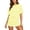 Yellow#9527, variant on BOOMNY Womens 2 Peice Sets Striped Short Sleeve Tops Shorts Outfits for Women Summer Casual Matching Sets