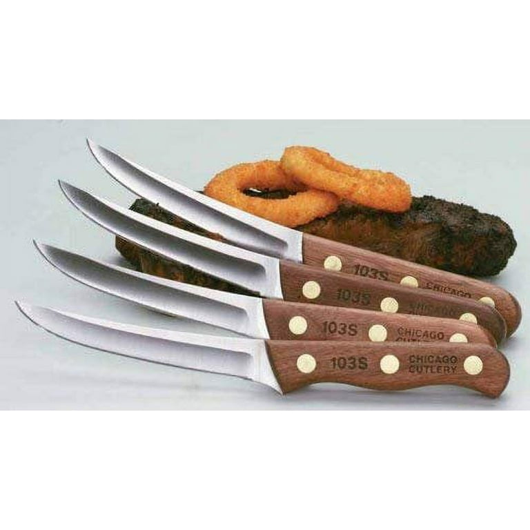 Chicago Cutlery Walnut Traditions Steak Knife Set (4-Piece) – Hemlock  Hardware