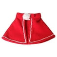 thumbnail image 1 of Capa de perro Disfraces de Navidad para mascotas Red Polar Fleece Pet Cape Cat Disfraz de Halloween Ropa para mascotas Talla S (rojo), 1 of 1