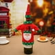 thumbnail image 3 of Conjunto de decoración de botella de vino tinto y champán Ndcxsfigh, Navidad, Gorro de Papá Noel, 11,5*5,5 cm, 3 of 6